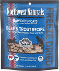 Freeze Dried Raw Diet for Cats, Beef & Trout 11oz